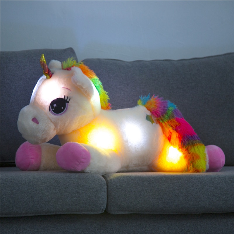 Unicorn Toys Plush LED Doll